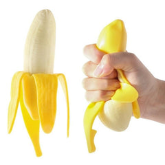 Cute Squishy Banana Stress Toy for Kids (1 Piece)