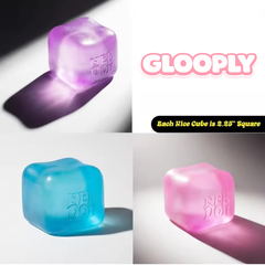Trending Squishy Jellyfish & Cube Squish Toy, Soft Jelly Squeeze Stress Relief Fidget Toy, Sensory Viral Squishy cube for Kids & Adults New